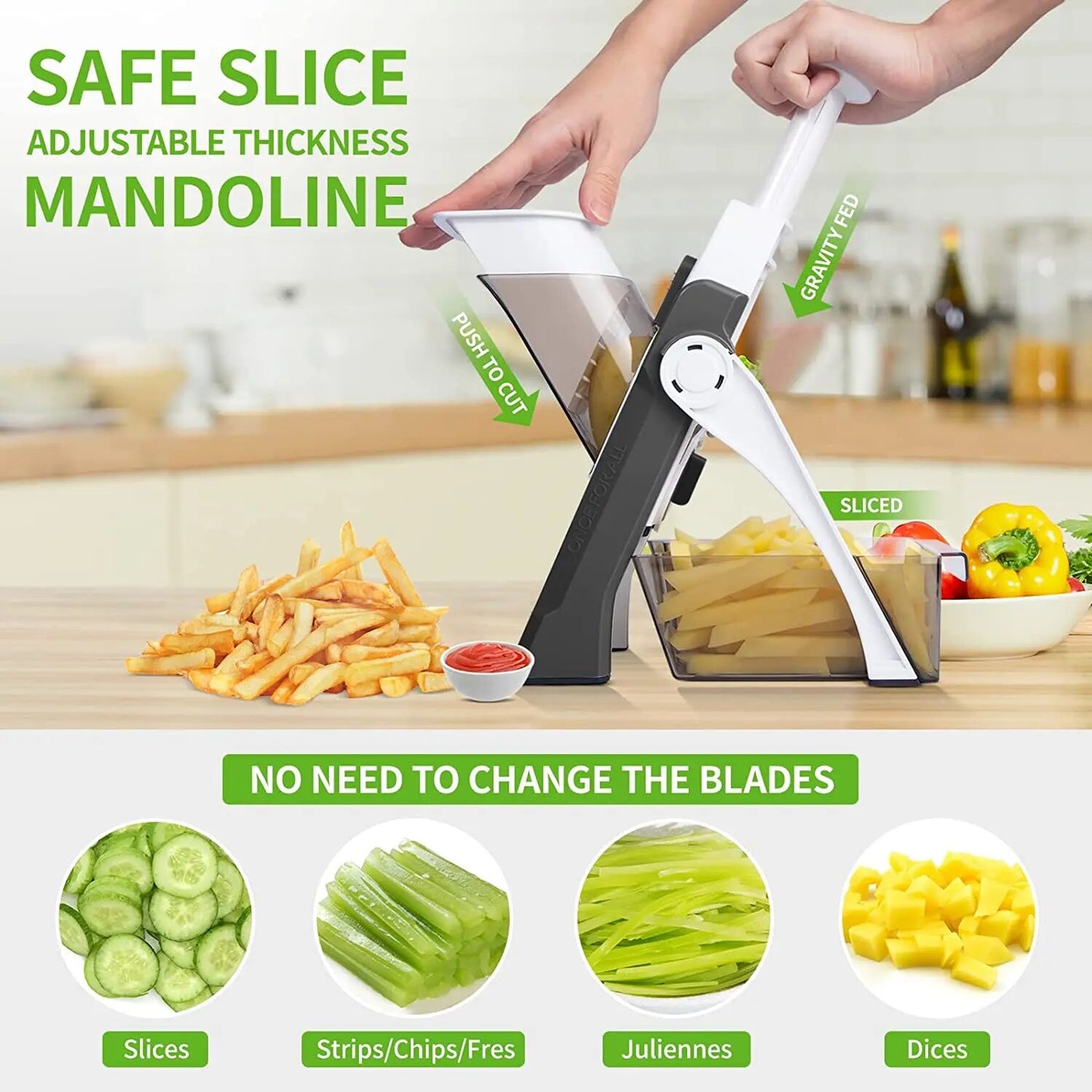 Picador De Verduras Brava Mandolina