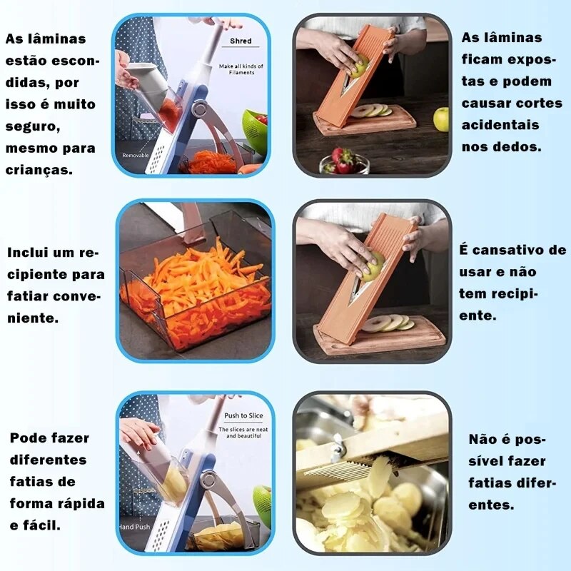 Picador De Verduras Brava Mandolina