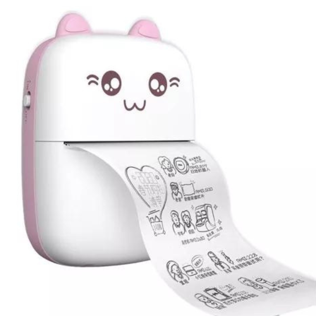 Mini Impresora Térmica Portátil gatito