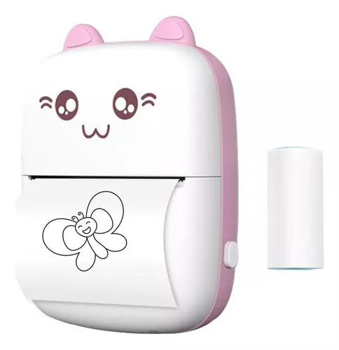 Mini Impresora Térmica Portátil gatito